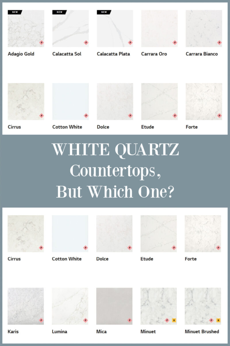 White Quartz Countertops But Which One Hello Lovely Studio Banner Kitchen Counters 800x1200 