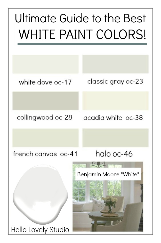 The Ultimate Guide to White & Off-White Paint Colors