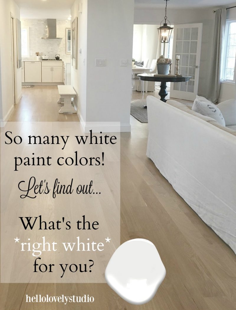 How to Choose the Best White Paint Color Every Time! {Home Decor Ideas