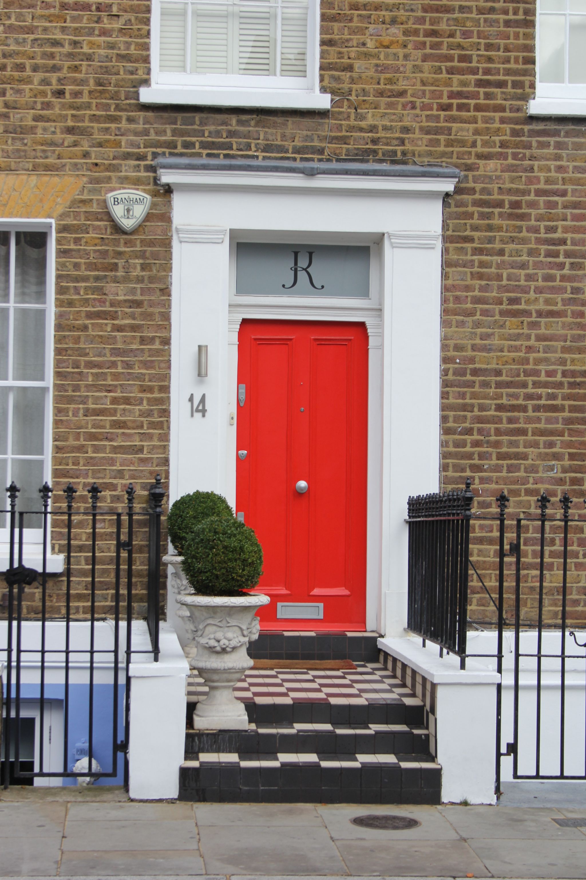 Bold Paint Color Ideas Inspired by London Front Doors Now - Hello Lovely