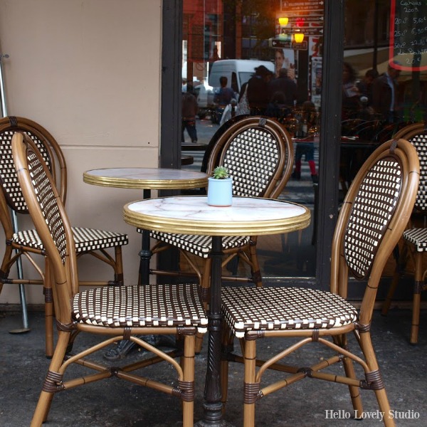 French Cafe Table