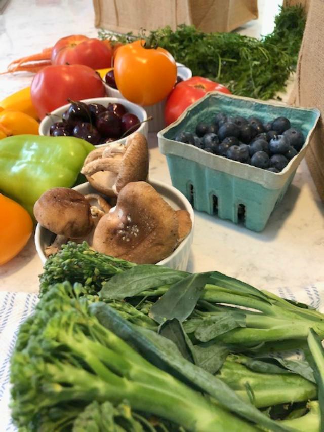 7 Little Life Hacks for Coping With Chronic Illness...in case you need a bit of encouragement. Colorful fruits and vegetables from the Farmer's market - Hello Lovely Studio. #farmersmaket