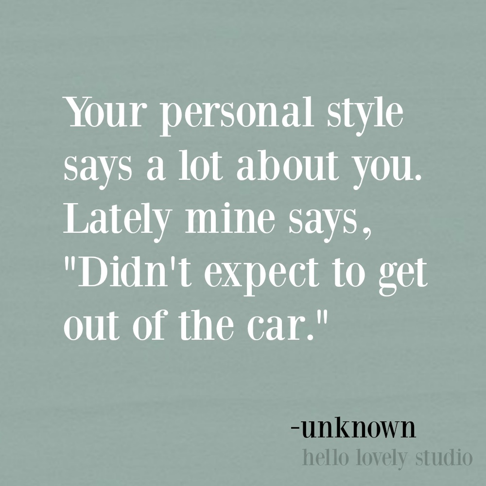 Funny quote and humor on Hello Lovely Studio.
