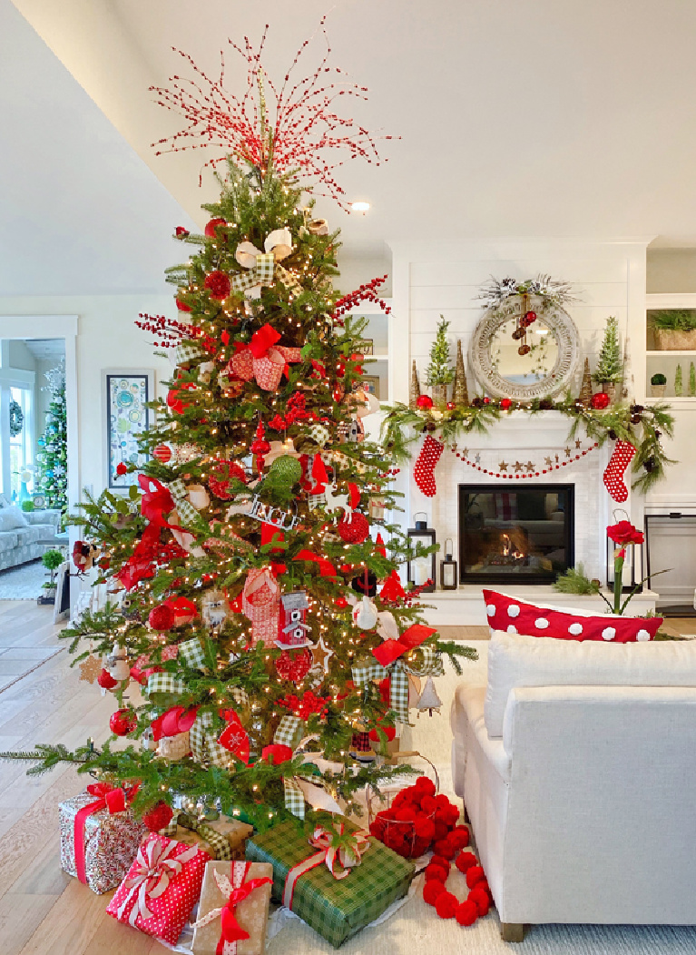 https://www.hellolovelystudio.com/wp-content/uploads/2019/10/plaidsandpoppies-whimsical-christmas-decor-mantel-fireplace-tree-cottage-style.jpg