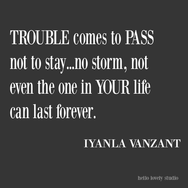 Inspirerende citat til opmuntring fra Iyanla Vanzant på Hello Lovely Studio. #inspirationalquote #iyanlavanzant #encouragement #personligvækst #citater #lifequote