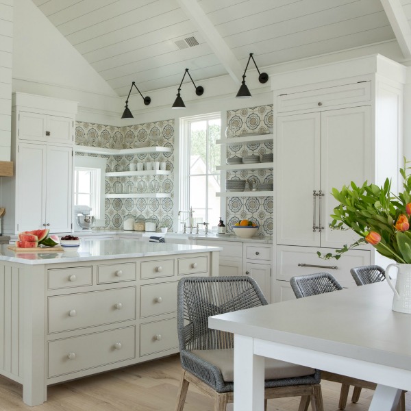 13 Clever Ideas for White Kitchens: How to Add Warmth - Hello Lovely