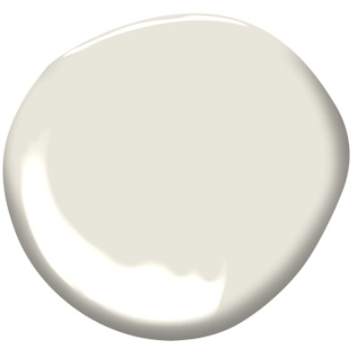 Benjamin Moore China Branco PM-20 cor de tinta branca. #benjaminmoorechinawhite