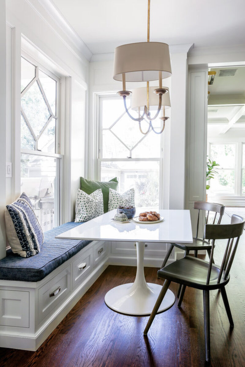 Blue Kitchen Ideas & Traditional Architectural Details Now - Hello Lovely