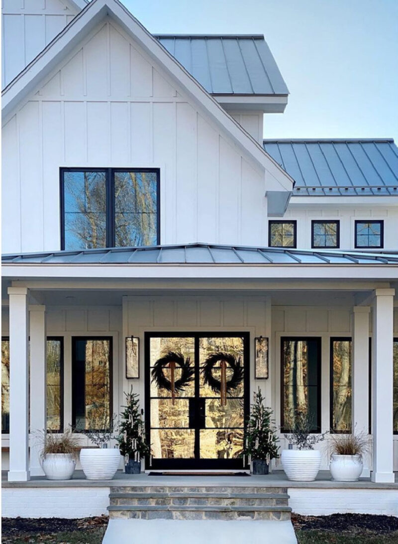 White Homes + White Exterior Paint Colors to Try Now! Hello Lovely