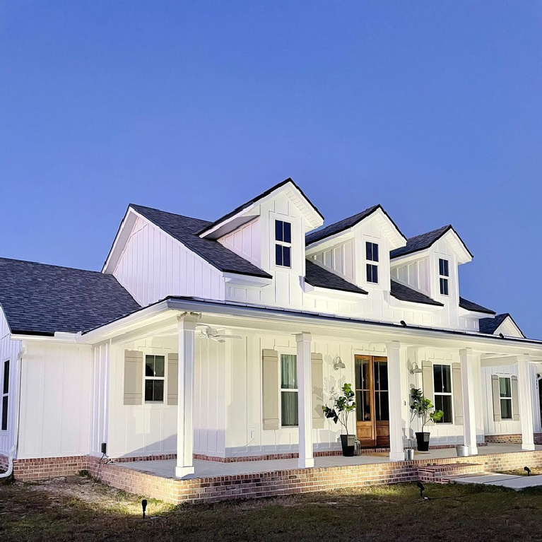 Gorgeous White Homes White Exterior Paint Colors To Try Now Hello Lovely