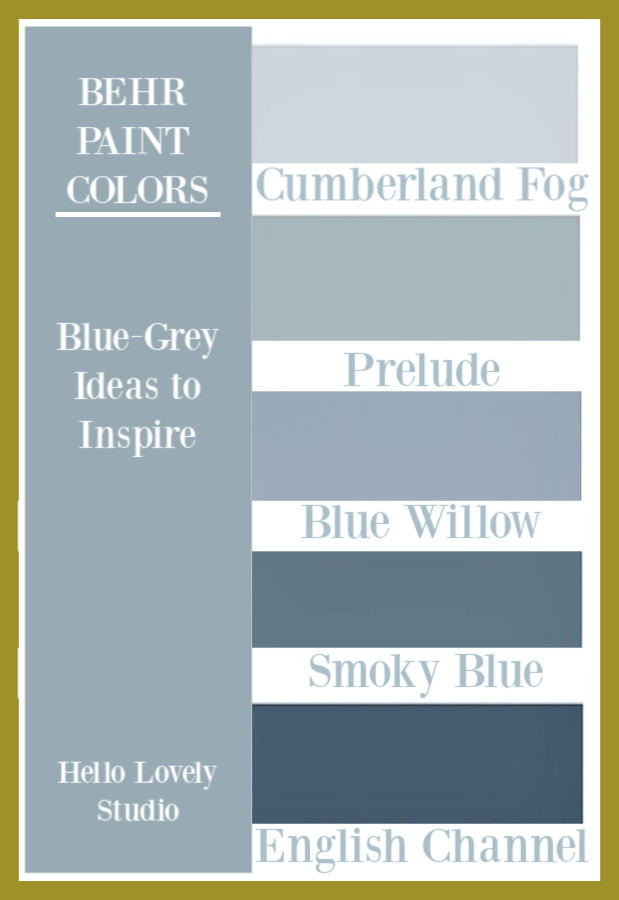 FEELING BLUE? - 15 Blue Gray Paint Colors to Elevate Your Space. — Gatheraus