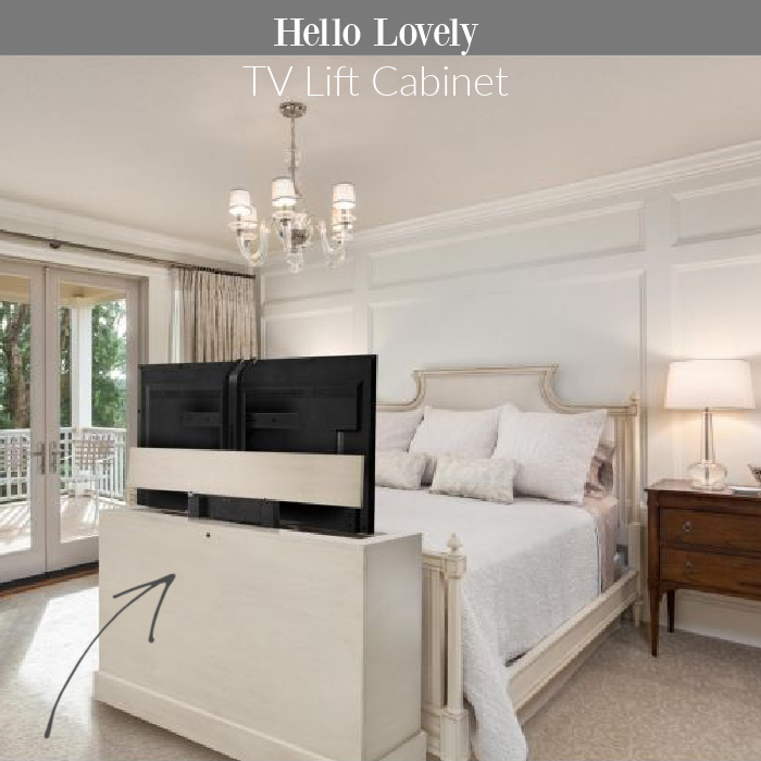 How Hide TV: 4 Clever Options With Style - Hello Lovely