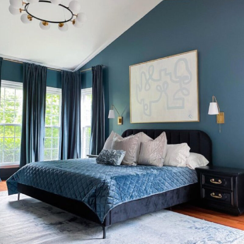 Indigo Blue Paint Colors, Interiors & Accents - Hello Lovely