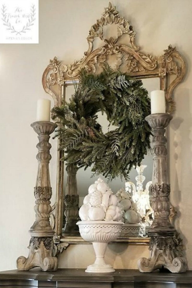 French Country Christmas House How To Enchant For A Joyeux No L   005 Hello Lovely Studio The French Nest Co Interior Design 005 800x1200 