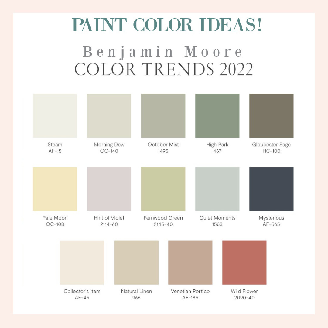 Benjamin Moore Color Trends 2022 Banner Hello Lovely Studio 