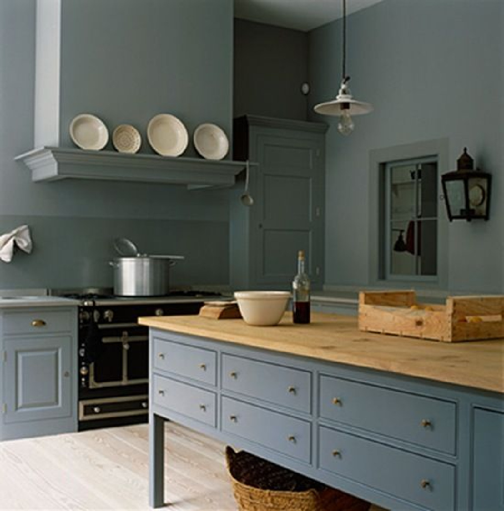 Blue Kitchen Cabinets? Inspiring Colors to Consider Now - Hello Lovely