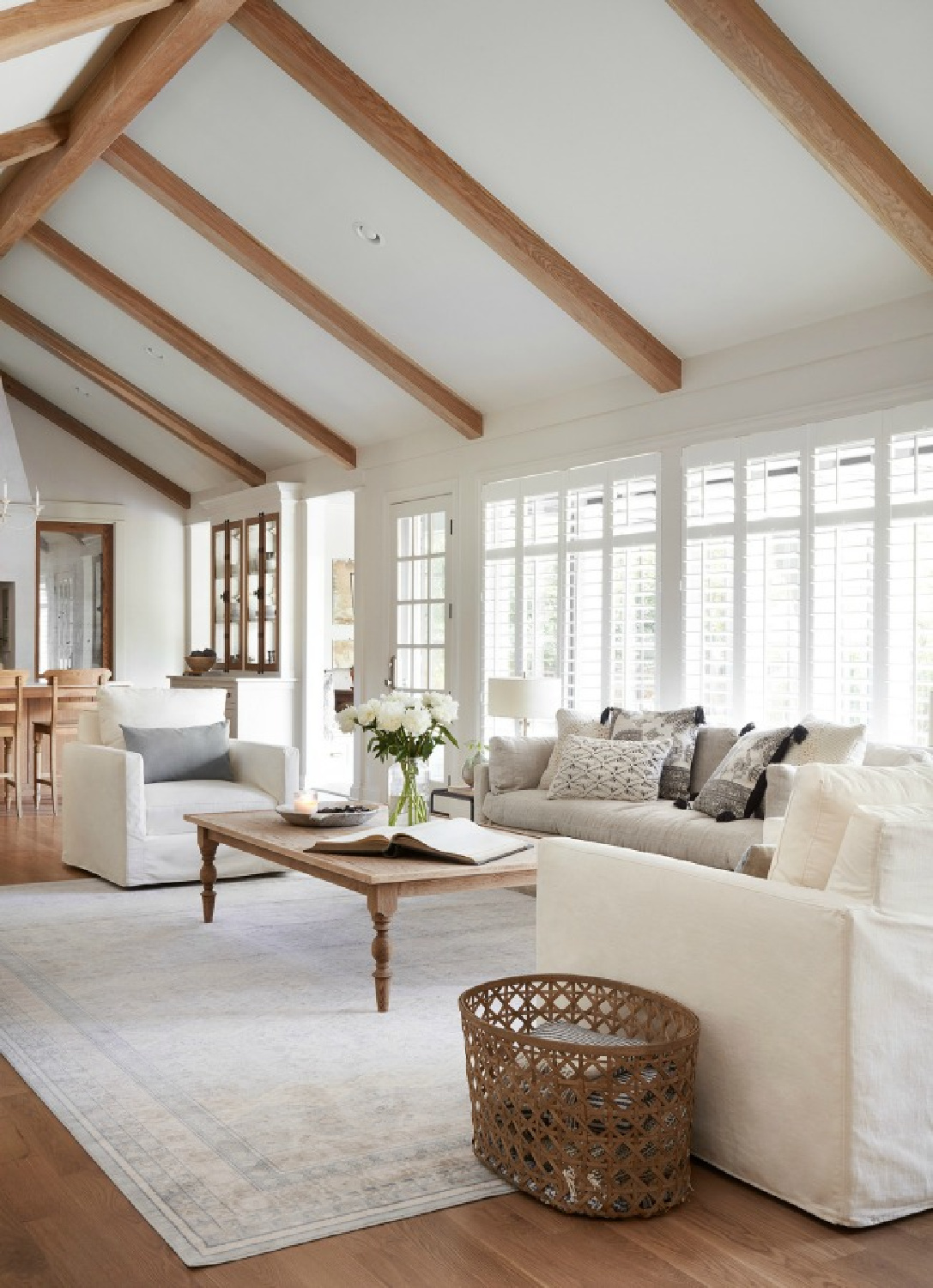 French Country Family Room: Get the Neutral Look Now - Hello Lovely