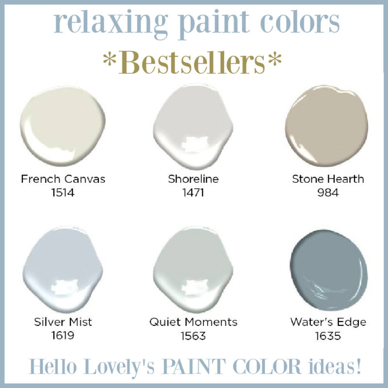 What are the Most Relaxing Blue Paint Colors? - Hello Lovely