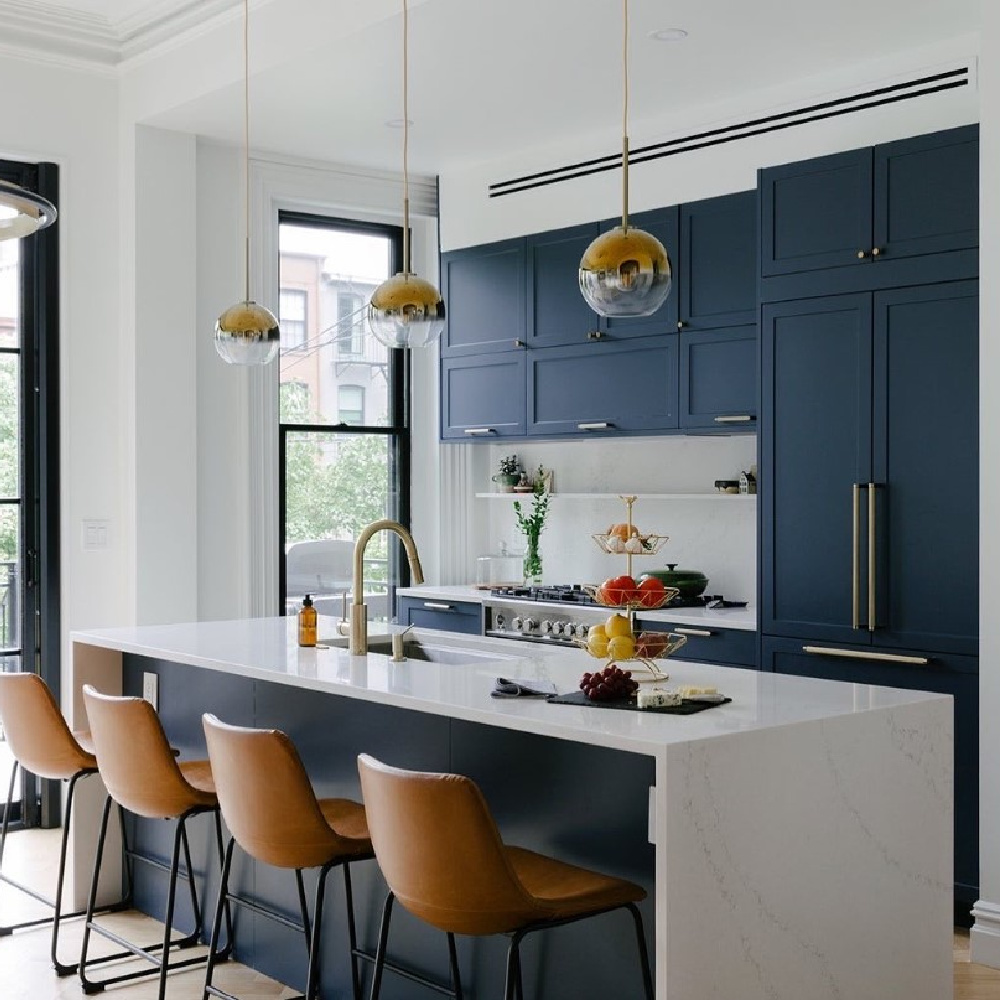 Semihomemade Dominomag Blue Kitchen Cabinets 