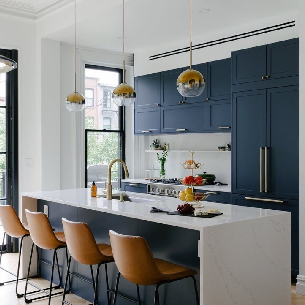 What Color Goes With Blue Cabinets Design Talk