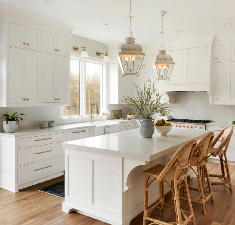 Chic Beige Kitchen Cabinets: Need Paint Colors? - Hello Lovely