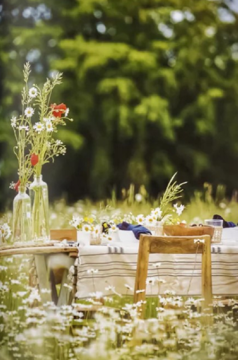 English countryside tablescape from Daylesford Living by Carole Bamford (Vendome, 2024) - photo by Martin Morrell.