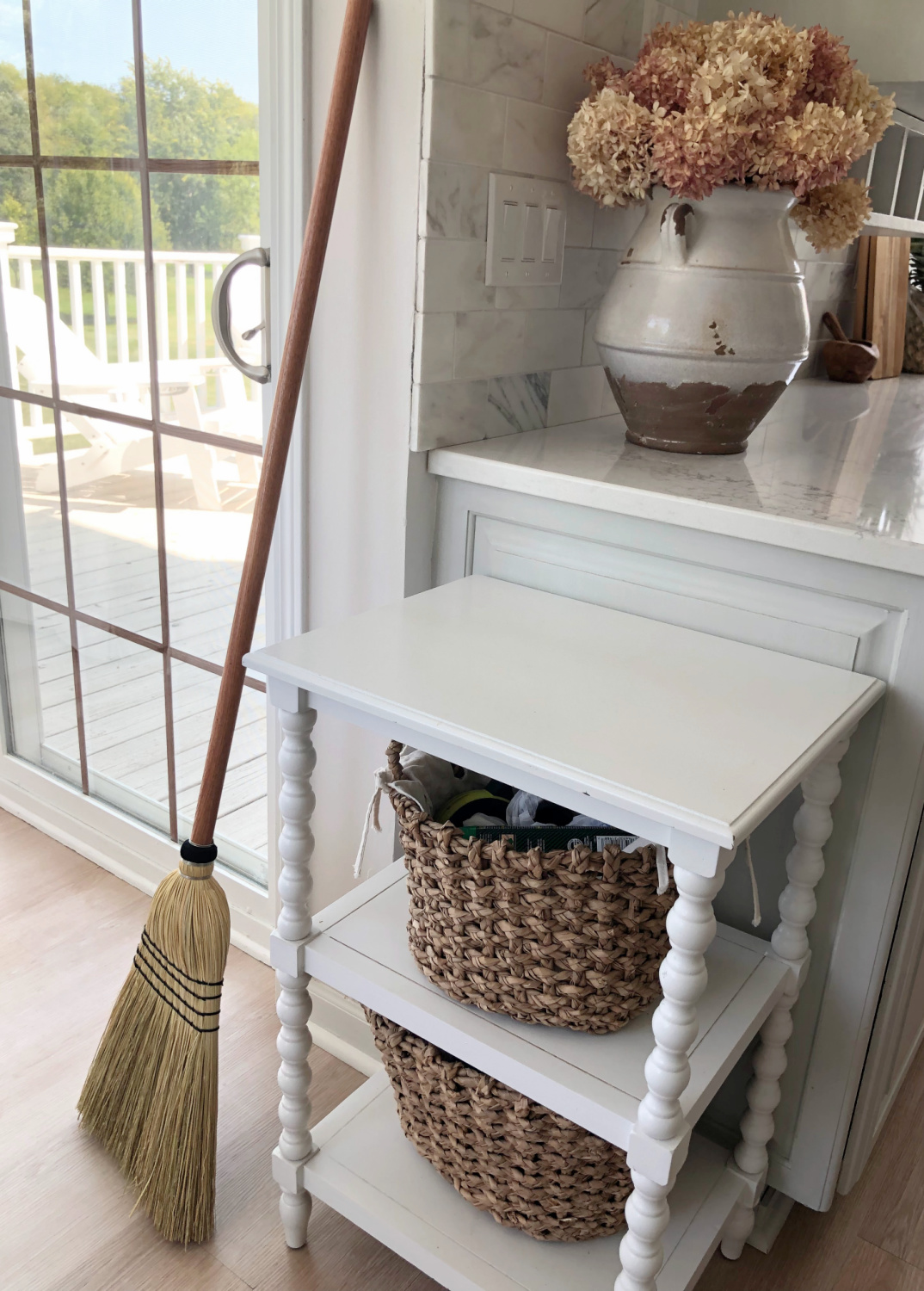 My handmade broom by Millstream Home available through Aware House - Hello Lovely Studio.