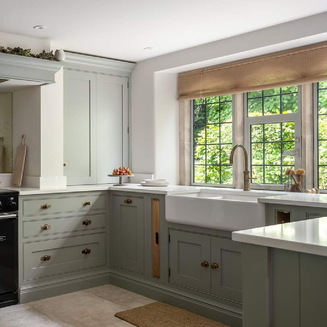 Kitchen at Amoretta - luxury Cotswolds cottage in Stow-on-the-Wold with rustic elegant interiors and stone - offered by Boutique Retreats in the UK. #cotswoldscottage