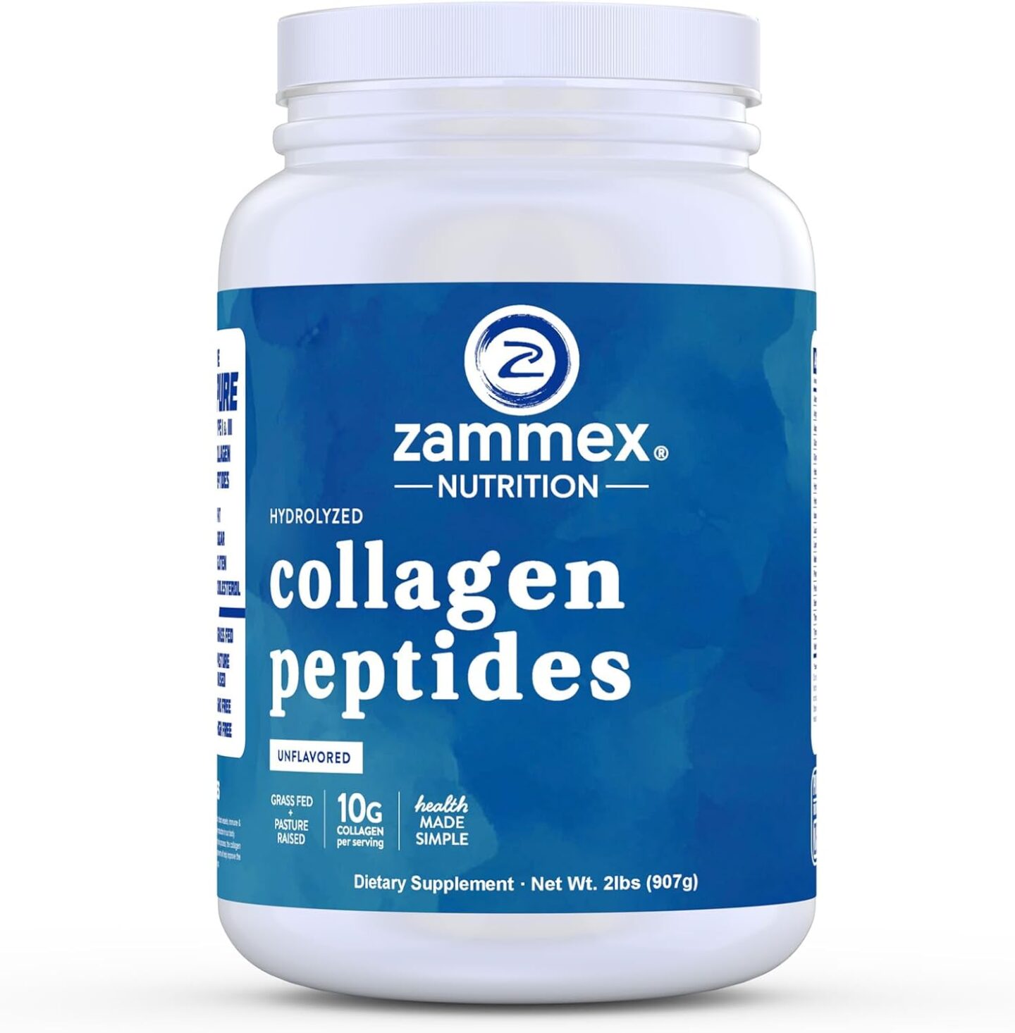 Zammex Collagen Peptides - 90 servings. #collagensupplement