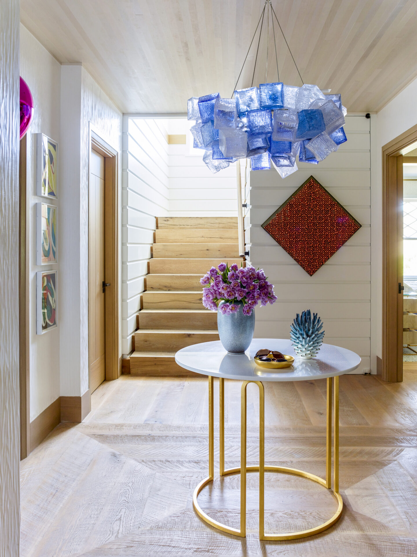 Geometric magic in this interior featured in CULLMAN & KRAVIS INTERIORS Lee Cavanaugh, Sarah Ramsey, Alyssa Urban (Rizzoli, 2024)