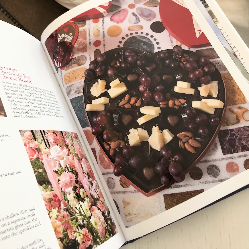 Heart shaped chocolate box for a cheese board! Perfect creative idea for Valentine's Day parties! #valentinesdayparty #chocolatebox